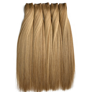 Extensions 100% vierges, double trame, Genius Weft, pour un mélange naturel et sans couture, ajoutant de la longueur, du volume, durables et flexibles - Product Image 1