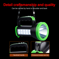 Lampes de travail portables COB Helius super lumineuses, lanternes de camping rechargeables, puissant projecteur LED, lampe torche