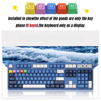 OEM Profile PBT 5pcs keycaps for MX Mechanical Gaming keyboard Gamers Computer KeyCap Color Mario and Ghost Personalise Keycaps