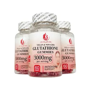 Handelsmarke Anti-Aging Aufhellende Haut Glutathion Gummi kollagen Ergänzung Pure Reduced Stable Active Form L Glutathion