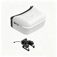 Lunettes FPV Walksnail Avatar HD L 4,5 pouces 1080P avec suivi de tête intégré et antenne 4,9 dBi pour VTX Avatar HD et drones de course FPV