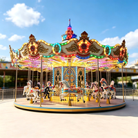 Manège pour enfants, équipement de parc d'attractions, manège à chevaux