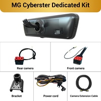 Caméra de tableau de bord pour MG Cyberster H8 Pro avec rétroviseur de streaming, 2K, 8,2 pouces, double objectif avant et arrière, certifiée CE FCC, d'origine usine