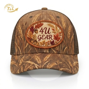 Casquette Snapback Unisexe Personnalisée en Coton et Maille à 6 Panneaux, Réglable, Respirante, pour Sports de Plein Air, avec Logo Brodé, Tendance et Décontractée - Product Image 2