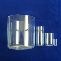 Prix usine de haute qualité poli cristal transparent tasse verre quartz bécher