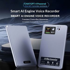 Enregistreur vocal numérique IA avec abonnement gratuit ChatGPT Plus Pro, enregistreur vocal numérique WAV, prise de notes, 64 Go, 36 heures d'autonomie, USB - Product Image 4