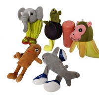 [11 Options] Tung Tung Tung Sahur Youpule Porte-clés en peluche de coton personnalisés mignons, Figurine en peluche italienne Brainrot Tralalero Tralala