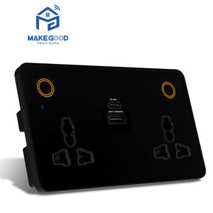 Enchufe Inteligente de Doble Pared Makegood, Fabricantes de Automatización del Hogar, Enchufe con Medidor Eléctrico para Reino Unido, Interruptor Wifi de <span class=keywords><strong>15</strong></span> Amperios - Product Image 2