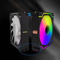Boîtier d'ordinateur de jeu de bureau avec ventilateurs ARGB de 120 mm, éclairage coloré PWM RGB pour PC de jeu