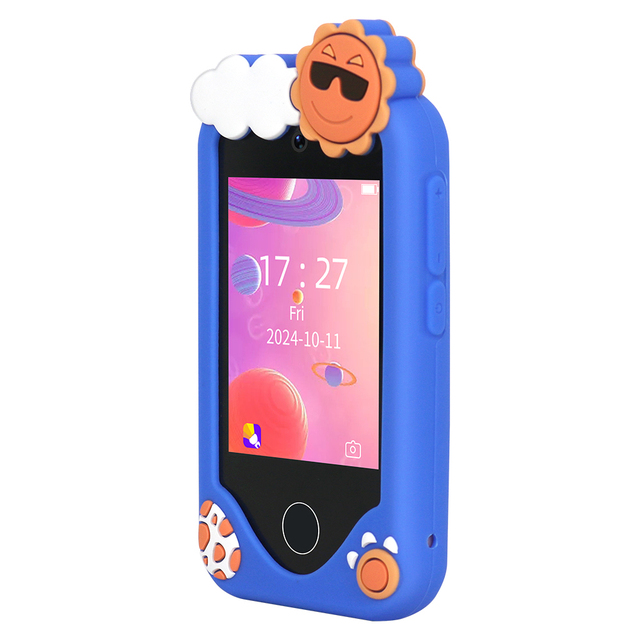 Wholesale Kids 2025 2.8" Screen Dual Camera Unicorn Touch Screen Built-in 8GB Kids Smart Phone Toy with Photo Taking Function