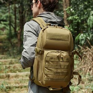 <b>Large</b> Capacity Outdoor Tactical Fashion Waterproof Backpack Camouflage Sports Bag <b>Fan</b> Multifunctional Travel Mountaineering - Product Image 2