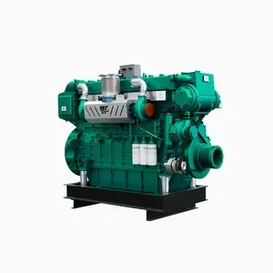 High Performance 666-1200HP Water Cooling 8 Cylinder Marine Diesel Engine for Fishing Boat