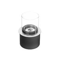 TT-124 Mini Cheminée d'Intérieur au Bioéthanol, Cheminée de Table Extérieure au Design Moderne, Brasero de Table