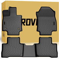 Tapis de sol de voiture antidérapants en TPE, imperméables, en gros, tapis de sol de voiture en TPE à coupelles profondes 5D pour accessoires Kia Seltos 2023