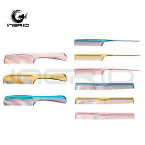 Hair Styling Comb Custom Large Wide <strong>Tooth</strong> Plating Comb Hair <strong>Straightener</strong> Comb - Product Image 6