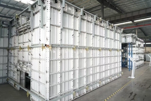 Khuôn cột xi măng chất lượng cao, khuôn mùa đông, khuôn cột bê tông cho thợ xây, khuôn cột nhôm - Product Image 3