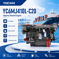 Motor Diésel SCDC YUCHAI YC6MJ410-C20 Turboalimentado y Refrigerado por Agua para Embarcaciones Pesqueras, Remolcadores, Barcos de Trabajo y Embarcaciones de Apoyo en Alta Mar