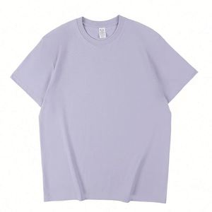 Design Custom logo Pure Cotton T-<b>shirt</b> High Quality Solid Color Casual Style logo Custom Design - Product Image 1