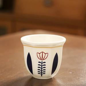 Handmade 180ml Porcelain Ceramic <b>Mug</b> Modern Traditional Arabian <b>Coffee</b> Tea Cup <b>Reusable</b> Dishwasher Microwave Safe Party - Product Image 5
