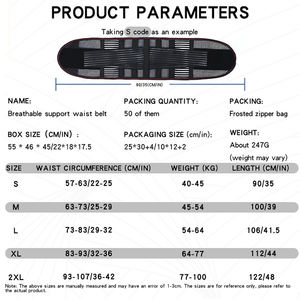 Sabuk penopang pinggang empat musim, sabuk penopang pinggang, ringan, dan nyaman, sabuk penopang untuk pria dan wanita - Product Image 5