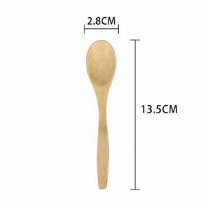 Moderno Juego de Cubiertos de Bambú de Dos Piezas, Cuchara Larga de Madera, Utensilios de Cocina Creativos, Vajilla Desechable para la Mesa, para Oficina, Viajes, Uso en China - Product Image 3