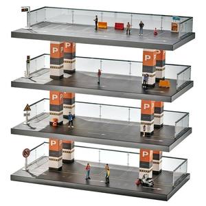 Diorama de Estacionamiento en Miniatura 1:64, Escenario de Casa DIY, Vitrina Acrílica Apilable para Bloques de Construcción de Arquitectura - Product Image 1