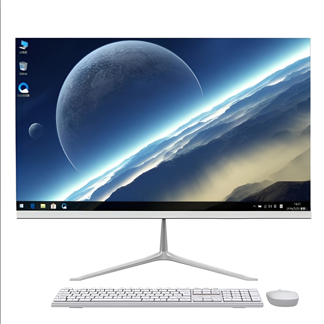 23.8 Inch All-in-One PC Intel Core I3/i5/i7 DDR4 SSD 512GB Windows 10/11 Call Center Work Computer for Home School Students