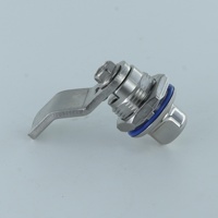 Cylindre de serrure hygiénique EMKA 1000-U838-02 pour portes d'enceintes en acier inoxydable