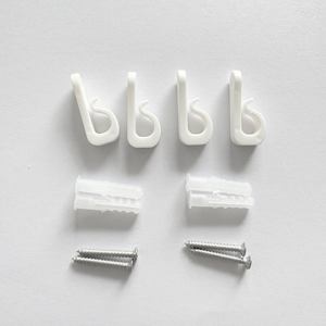 Crochets de <span class=keywords><strong>gouttière</strong></span> en <span class=keywords><strong>plastique</strong></span> en forme de S Clips de lumière de Noël polyvalents à double extrémité durables pour la maison de fête - Product Image 4