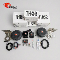 Evrensel THOR Elektronik Egzoz Tuning Kiti Çift Hoparlör + 1 ECHO Yüksek Ton Güçlendirici Mobil Uygulama Üzerinden Özelleştirilebilir Egzoz Sesi