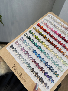 Nuovo Adesivo per Unghie Jia Oil 2026 Popolare per Beauty Expo, Set Cat Eye 2.0 con Perline di Vetro 100 Colori Effetto <span class=keywords><strong>Occhio</strong></span> di <span class=keywords><strong>Gatto</strong></span> a Punteggio Completo - Product Image 5