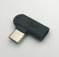 Adaptateur coudé Micro USB femelle vers USB C mâle