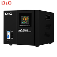Offre Spéciale AVR-500VA 1KVA 2KVA 3KVA 5KVA usage domestique 220V AC acheter prix régulateur stabilisateur de tension automatique