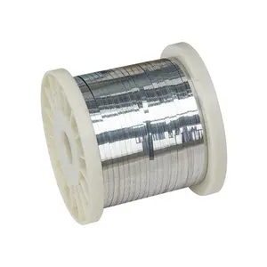 Fecral Alloy Wire 00cr25al5 5 0Cr23Al Kabel Pita Datar untuk Elemen Resistor