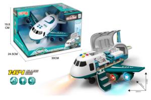 <span class=keywords><strong>Jouet</strong></span> d'avion à friction en plastique pour enfants, dessin animé, transformable, avion en métal, jouets en métal moulé sous pression - Product Image 4