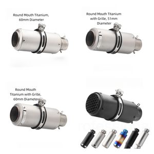 Cono de escape CNC, adecuado para la modificación de accesorios de tubos de escape Yamaha Horizon Kawasaki, tubos de escape de gran cilindrada - Product Image 4