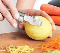 RTS Acier Inoxydable 304 Fruit Citron Orange Couteau Zester Eplucheur Râpe