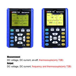 Generador de Señales VICTOR 72A 72B con Pantalla a Color de 2.4'', Precisión del 0.1%, Medición y Fuente de Voltaje de 30V, Corriente de 20mA y Termopar - Product Image 3