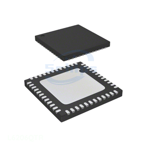 48 VFQFN Exposed Pad Original Power Management (PMIC) L6206QTR IC HALF BRIDGE DRV 2.5A 48VFQFPN Order Electronic Components - Product Image 1