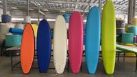 Planche de surf souple en EVA EPS sans cire avec logo personnalisé, unisexe, avec ailerons, vente en gros pour les sports nautiques