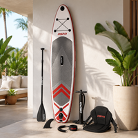 Pour les complexes hôteliers et les flottes de location : Planche de paddle gonflable polyvalente de 10 pieds 8 pouces, idéale pour les hôtels et les flottes, avec accessoires SUP complets