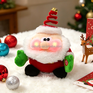 Wholesale Best-Selling Electric <b>Dancing</b> <b>Santa</b> Plush Cotton Toy Dynamic Spinning Music Doll Gift Decoration for Christmas - Product Image 3