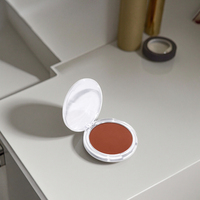Fond de Teint Compact Naturel OEM Contrôle Sébum Marque Privée Imperméable Fini Mat Protection Solaire Teint Clair Maquillage Minéral