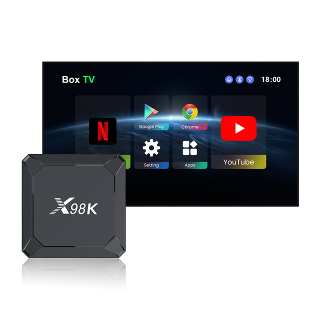 Shenzhen Factory Price X98K 4K Android 13 Tv Box RK3528 Processor Wifi6 100M Android Box