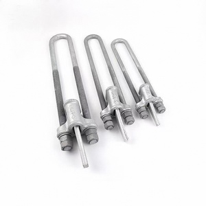 Tuercas de cuña UT NX, abrazadera ajustable para cable de sujeción, acero galvanizado en caliente, accesorios para postes - Product Image 2