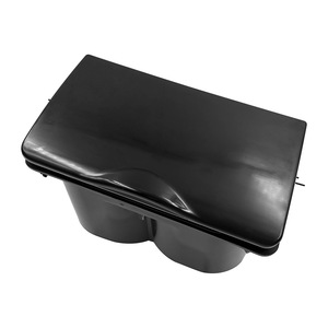 Toyota Camry Center <b>Console</b> Cup Holder Storage Box 2006-2013 <b>Black</b> Plastic Organizer With Lid - Product Image 4