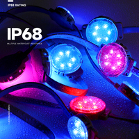 Módulo de Luz Puntual LED RGBW IP68 con Aplicación para Fachadas de Edificios, Iluminación de Escalones, Control DMX512, Luz de Píxeles