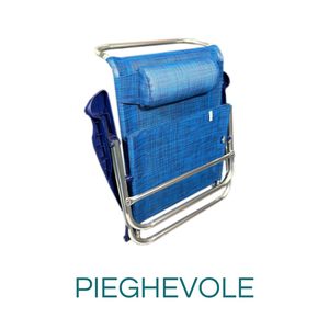 Sedia da Spiaggia in Alluminio con Braccioli 55x46x80 Cm, Sedia Reclinabile a 7 Posizioni con Cuscino - Product Image 3