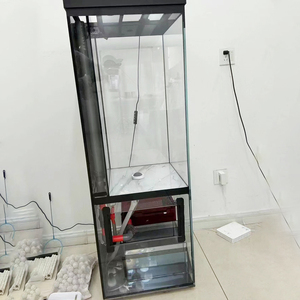 Petit et moyen aquarium intelligent pour poissons rouges (type vertical pour salon) avec filtration arrière sans tuyau, fonction de changement d'eau sans entretien - Product Image 3