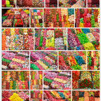 Bandes de ceinture colorées de poudre aigre en vrac de fruits assortis personnalisés en gros Bonbons gommeux à la réglisse